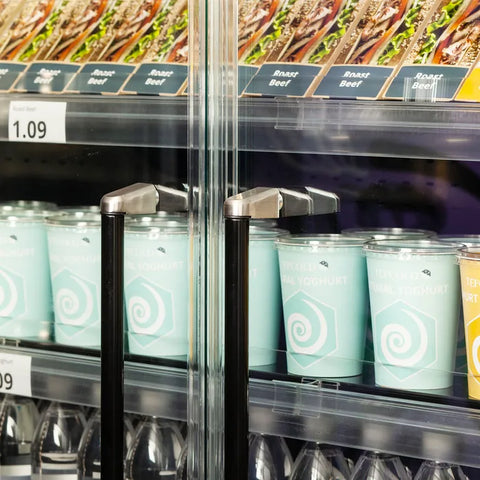 Vitrină frigorifică deschisă (multideck) de supermarket Tefcold Galaxy+ GP10FGD Black, 472 l