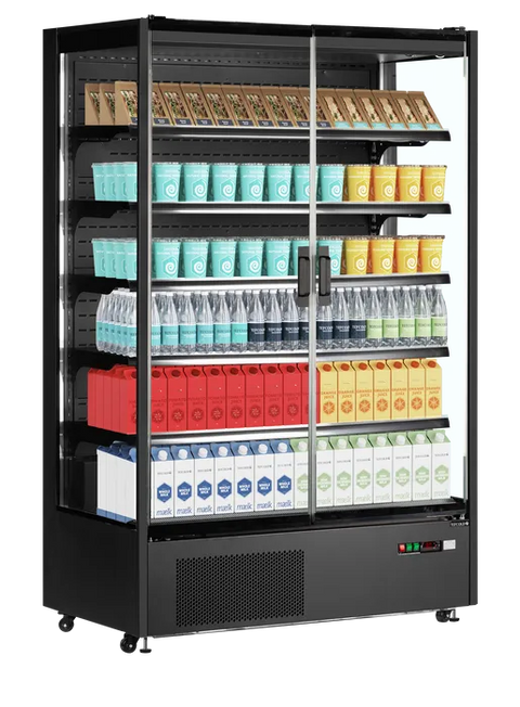 Vitrină frigorifică deschisă (multideck) de supermarket Tefcold PC1250B, 764 l