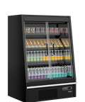 Vitrină frigorifică deschisă (multideck) de supermarket Tefcold Galaxy+ GPL10FGD Black, 270 l