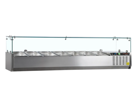 Vitrină frigorifică de ingrediente GN 1/3 Tefcold G-Line GVC38-160, 49,7 l