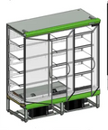 Vitrină frigorifică deschisă (multideck) de supermarket Tefcold EXTRA1875CD, 1160 l