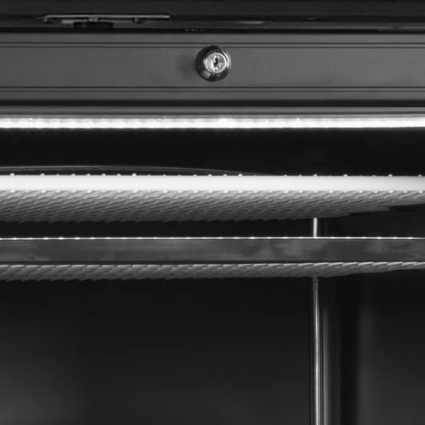 Vitrină congelare verticală Tefcold UFSC371G Black L/H, ușă cu deschidere pe stânga, 270 l