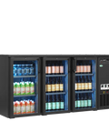 Frigider bar orizontal (back bar) premium Serrco by Tefcold SCL-222GMU+, 422 l