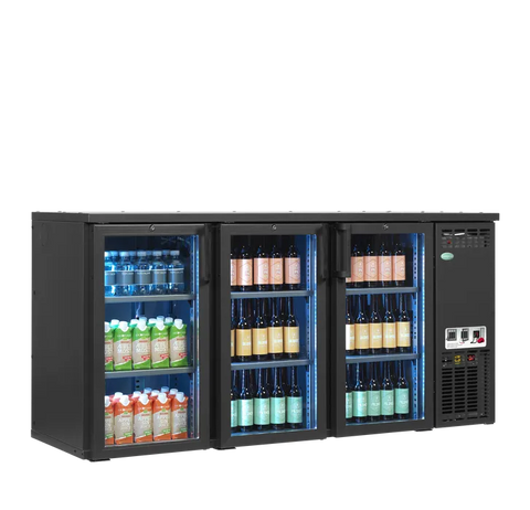Frigider bar orizontal (back bar) premium Serrco by Tefcold SCL-222GMU+, 422 l