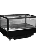Vitrină frigorifică de impuls refrigerare / congelare Tefcold EIB-D1015-B1, neagră, 320 l