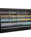 Vitrină frigorifică deschisă (multideck) de supermarket Tefcold Galaxy+ GPL26FGD Black, 720 l