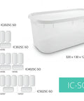 Ladă pentru înghețată la cupă Tefcold IC302SC-SO, 255 l