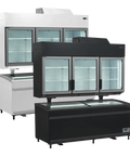 Vitrină de perete refrigerare / congelare Tefcold MTF210B, 628 l
