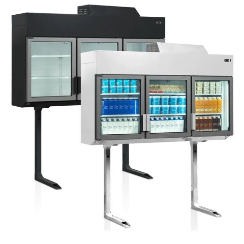 Vitrină de perete refrigerare / congelare Tefcold MTF185 VS, 545 l
