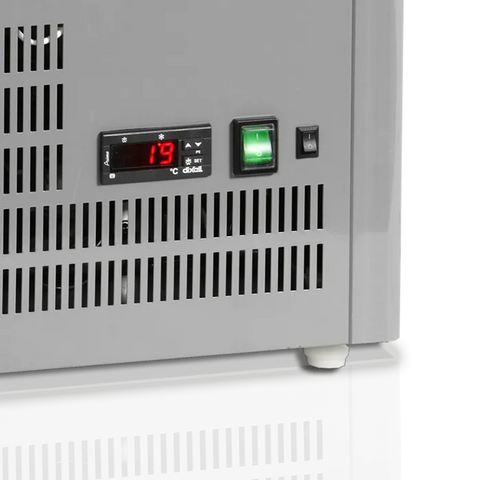 Vitrină frigorifică de banc Tefcold UPD80-GREY, 78 l