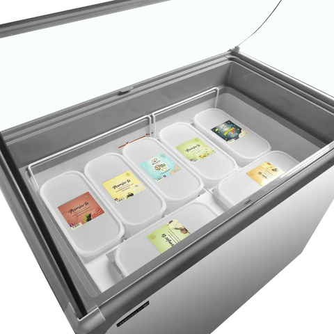 Ladă pentru înghețată la cupă Tefcold NIC302SC-SO, 218 l