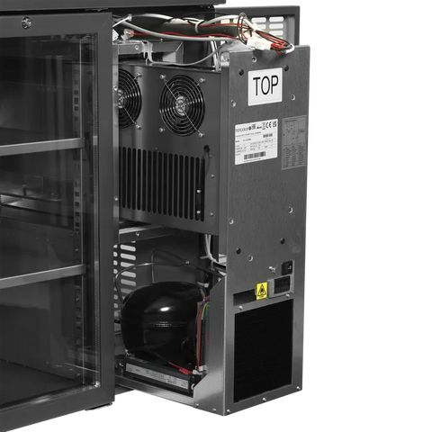Frigider bar orizontal (back bar) premium Serrco by Tefcold SCL-2GMU+, 124 l