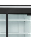 Vitrină frigorifică verticală cu 2 uși și panou luminos Tefcold FSC1000S, 524 l