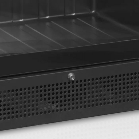 Vitrină frigorifică verticală Tefcold SCU1425 FRAMELESS, neagră, 347 l