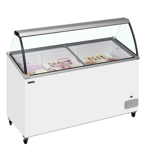 Ladă pentru înghețată la cupă Tefcold IC501SCE+SO, 398 l
