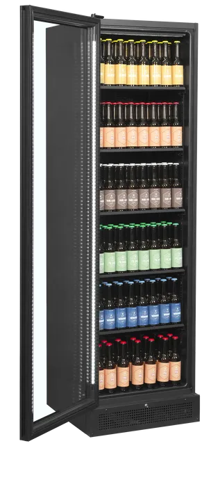Frigider băuturi Tefcold SCU1425 FRAMELESS L/H, ușă cu deschidere pe stânga, 347 l