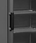 Vitrină congelare verticală Tefcold UFSC371G Black, neagră, 270 l