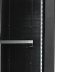 Vitrină frigorifică verticală Tefcold SCU1425H, neagră, 263 l