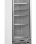 Vitrină congelare verticală Tefcold UFSC1450GCP NF Silver, 440 l