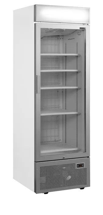 Vitrină congelare verticală Tefcold UFSC1450GCP NF Silver, 440 l