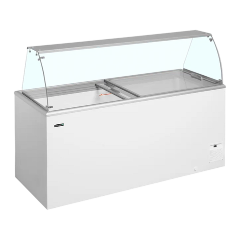 Ladă pentru înghețată la cupă Tefcold IDA600-W1+, 489 l
