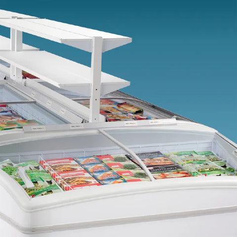 Ladă frigorifică de supermarket refrigerare / congelare Tefcold SHALLOW HEAD-CF, 430 l
