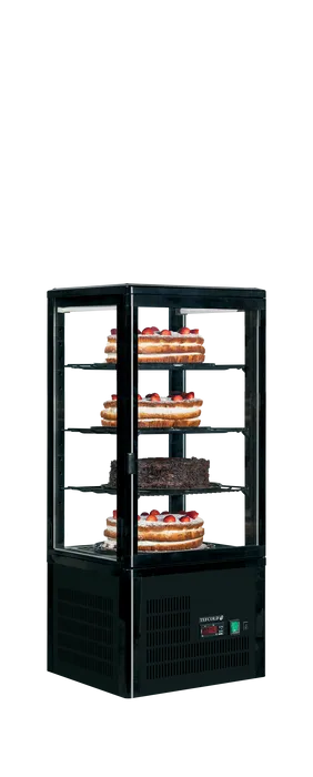 Vitrină frigorifică de banc Tefcold UPD80-BLACK, 78 l