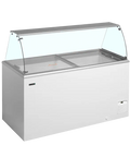 Ladă pentru înghețată la cupă Tefcold IDA500-W1+, 408 l