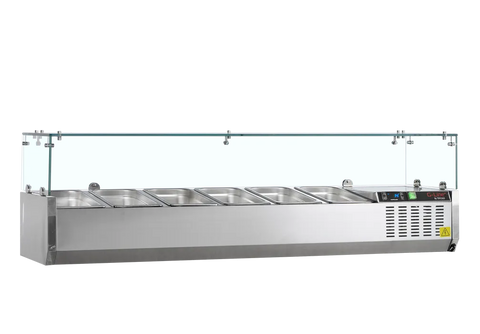 Vitrină frigorifică de ingrediente GN 1/3 Tefcold G-Line GVC38-150, 42,6 l