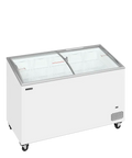 Ladă congelare pentru înghețată cu capace de sticlă Tefcold IC401SCEB, 325 l