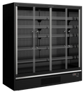 Vitrină frigorifică deschisă (multideck) de supermarket Tefcold Galaxy+ GP20FGD Maxi Black, 1208 l