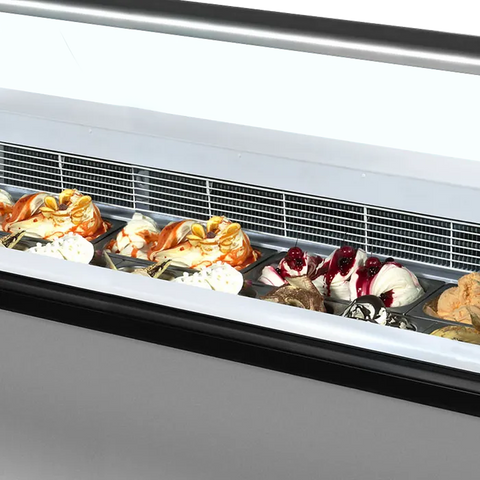 Vitrină de înghețată la cupă ISA ISABELLA 13LX, 1647 × 906 mm