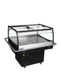 Vitrină frigorifică de impuls Tefcold PDC90SL-2, neagră, 105 l