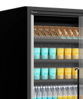Vitrină frigorifică deschisă (multideck) de supermarket Tefcold Galaxy+ GP26FGD Maxi Black, 1610 l