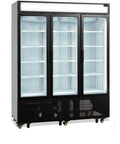 Vitrină frigorifică verticală cu 3 uși și panou luminos Tefcold FSC1600H, 825 l