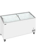 Ladă congelare pentru înghețată cu capace de sticlă Tefcold IC502SCEB, 398 l