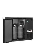 Frigider pentru butoaie de bere (KEG) premium Serrco by Tefcold SFK-4E+, agregat pe dreapta, 198 l