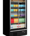 Vitrină frigorifică deschisă (multideck) de supermarket Tefcold Galaxy+ GP10FGD Maxi Black, 604 l