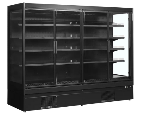 Vitrină frigorifică deschisă (multideck) de supermarket Tefcold EXTRA2500CD, 1540 l