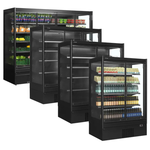 Vitrină frigorifică deschisă (multideck) de supermarket Tefcold EXTRA1875CD, 1160 l