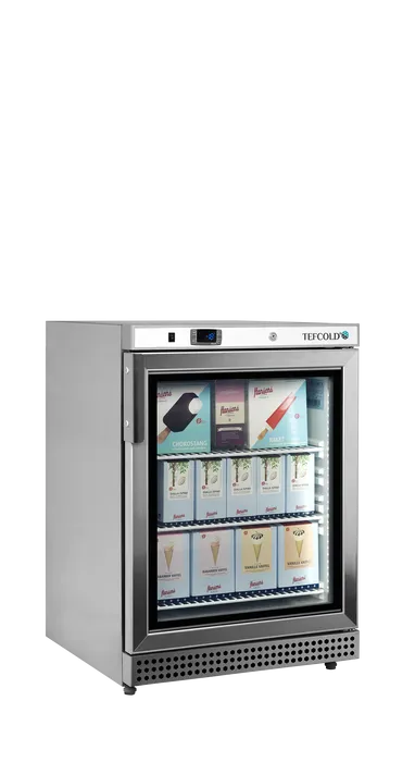 Vitrină congelare verticală Tefcold UF200VSG, 120 l