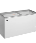 Ladă congelare pentru înghețată cu capace de sticlă Tefcold IDA500-W1, 408 l