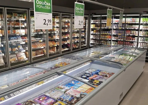 Ladă frigorifică de supermarket refrigerare / congelare Tefcold SHALLOW HEAD-CF, 430 l