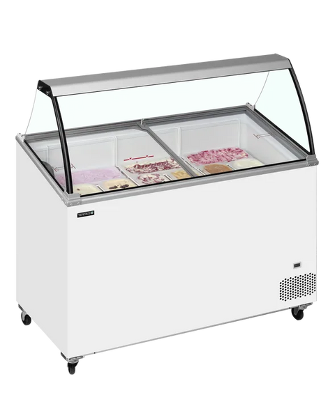 Ladă pentru înghețată la cupă Tefcold IC401SCE+SO, 325 l