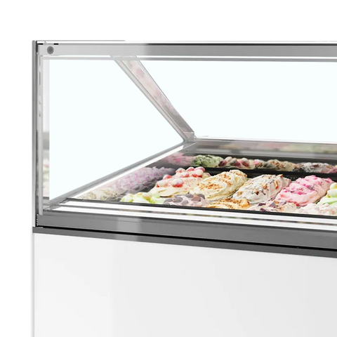 Vitrină ventilată de înghețată la cupă ISA MILLENNIUM ST12, 118 l