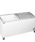Ladă congelare pentru înghețată cu capace de sticlă Tefcold IC552SCEB, 481 l