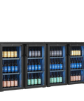 Frigider bar orizontal (back bar) premium Serrco by Tefcold SCL-2222GMU+, 574 l