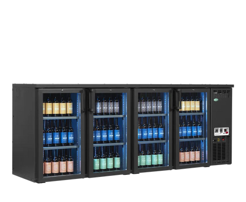 Frigider bar orizontal (back bar) premium Serrco by Tefcold SCL-2222GMU+, 574 l