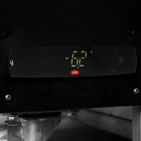Vitrină frigorifică de impuls refrigerare / congelare Tefcold EIB-D1015-B1, neagră, 320 l