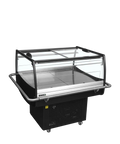 Vitrină frigorifică de impuls Tefcold PDC90SL-2, neagră, 105 l